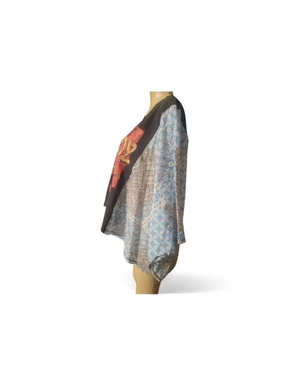 Zutter Cowboy Poncho Long Sleeve Top Medium Rodeo Western - Picture 3 of 4
